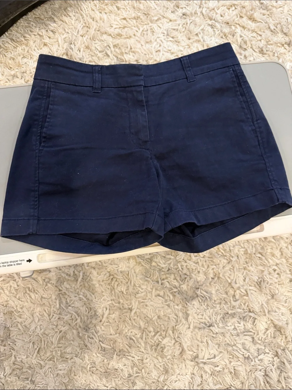 J. Crew Navy Tailored Chino Bermuda Shorts